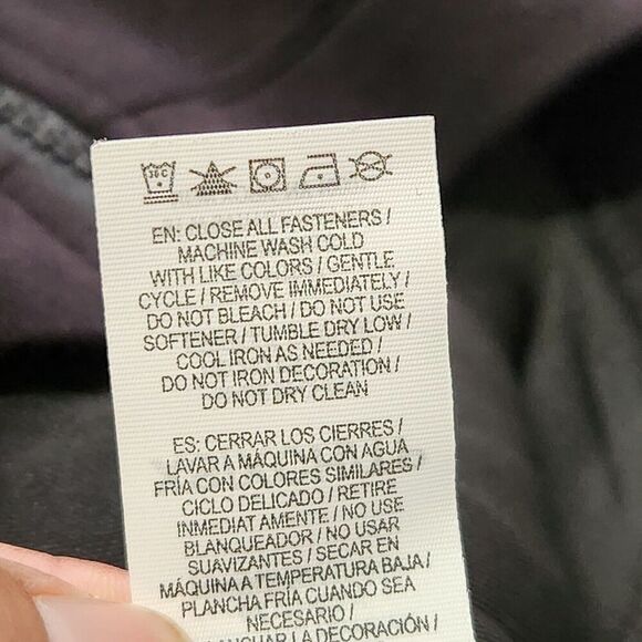 Gaiam Jacket Size XS Color Black Zip Up Stretch Cinch Waist Mocknec NEW - Picture 11 of 11